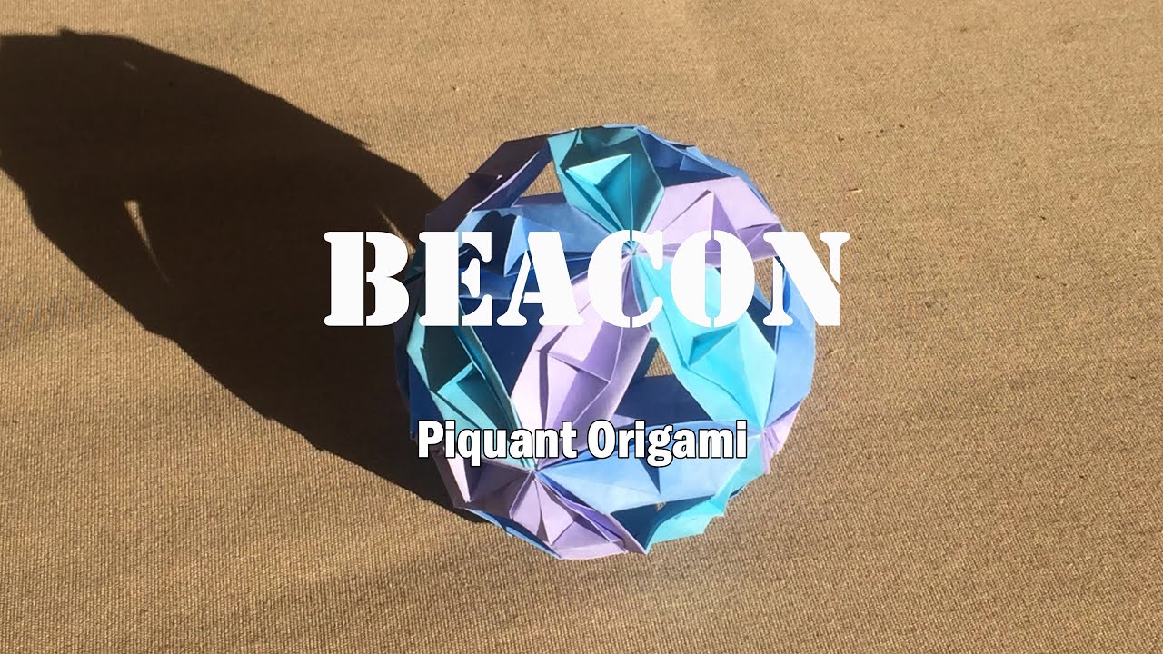 Beacon Kusudama | Piquant Origami Tutorial [Modular Origami]