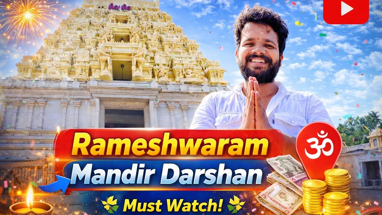 Rameshwaram Ratri Darshan | Rameshwaram Mandir | 12 Jyotirlingas & 4 Dham