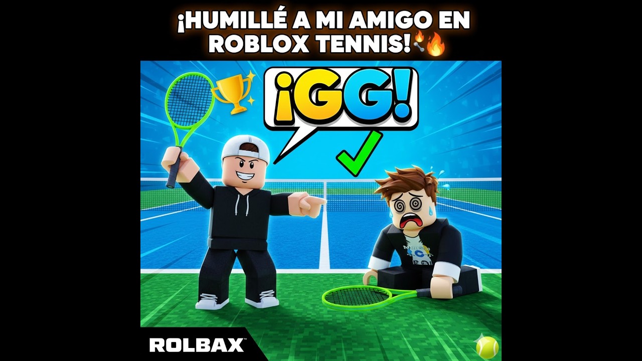 ¡HUMILLÉ A MI AMIGO EN ROBLOX TENNIS! 🎾🔥