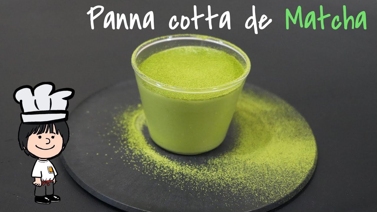 Facil&iacute;simo: Panna cotta de t&eacute; verde (Matcha) con Esencia Japonesa