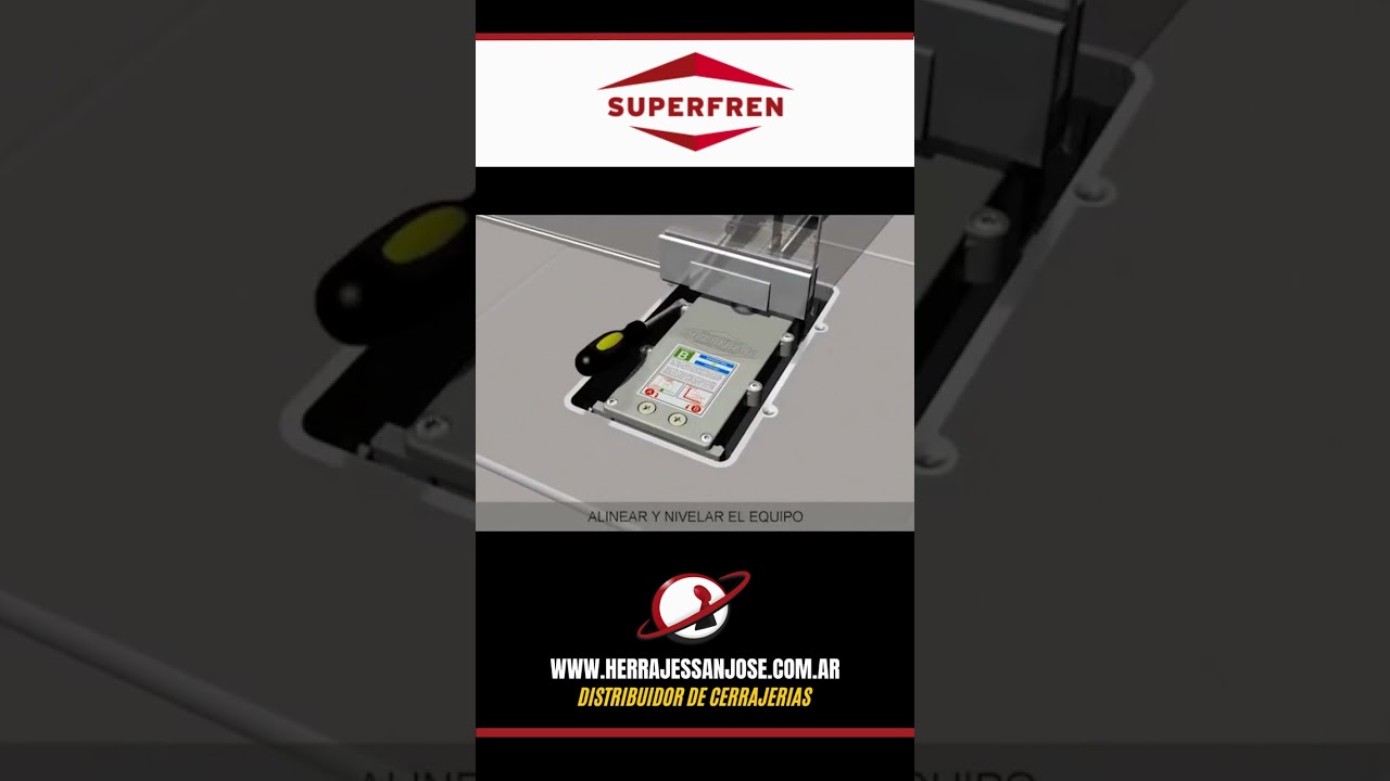Cierrapuertas Hidráulico Superfren de piso- www.herrajessanjose.com.ar (codigo 11400)
