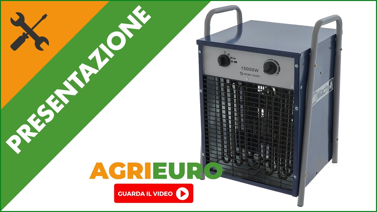 Generatore di aria calda BullMach BM-EFH 15H: presentazione