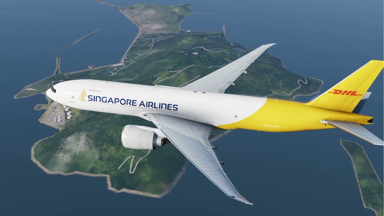 XP12 VATSIM | B77L | Runway Change + Hard Landing into HKG | Singapore Airlines Virtual | SQ7980