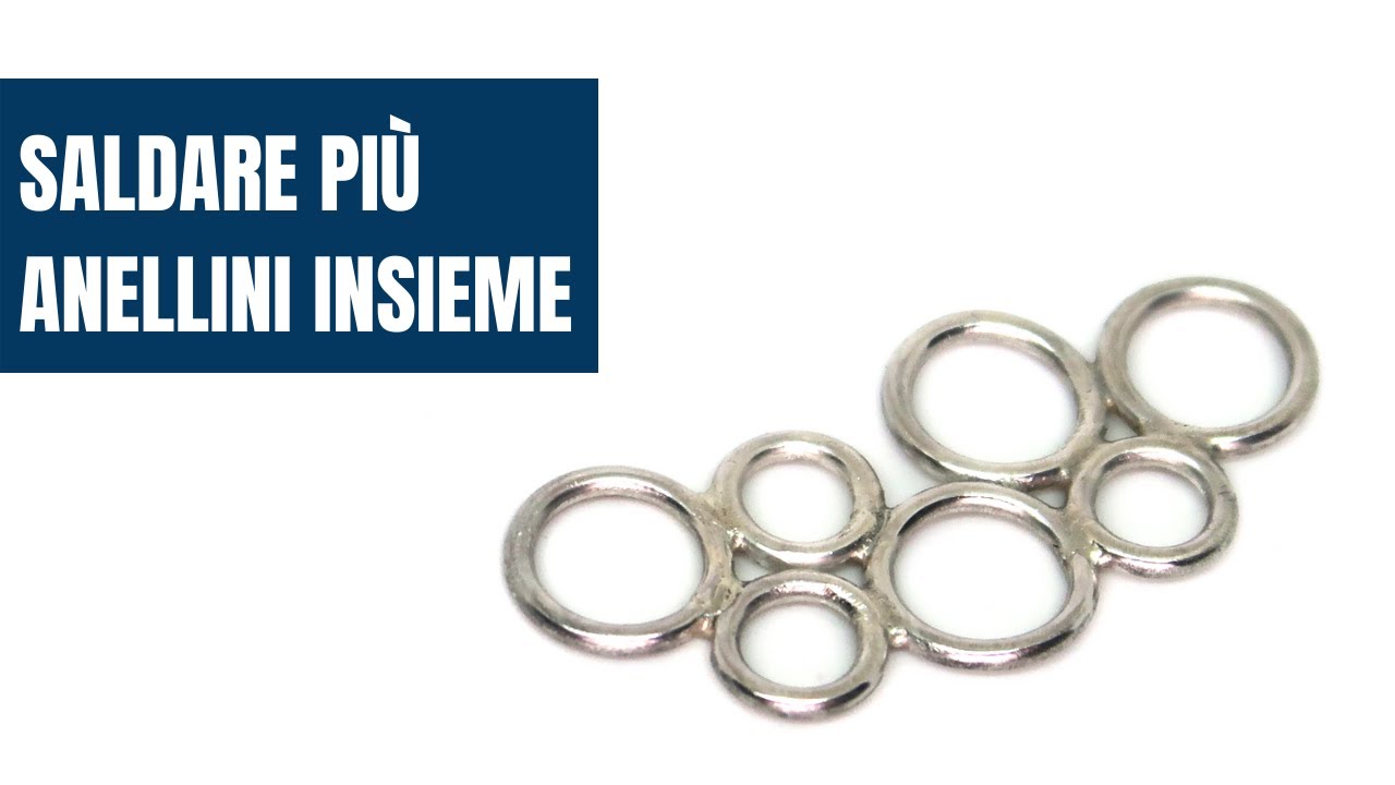 saldare anellini bigiotteria