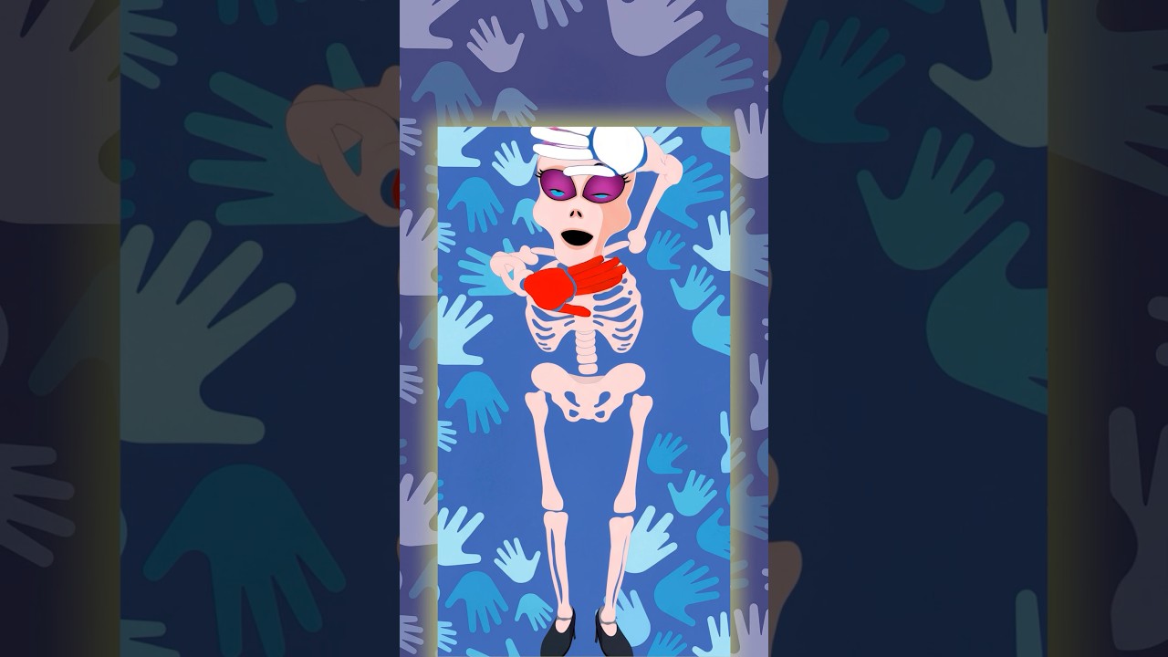 Mixing The Colors With Skeletons #teeheetown #shorts #kids #colormixing