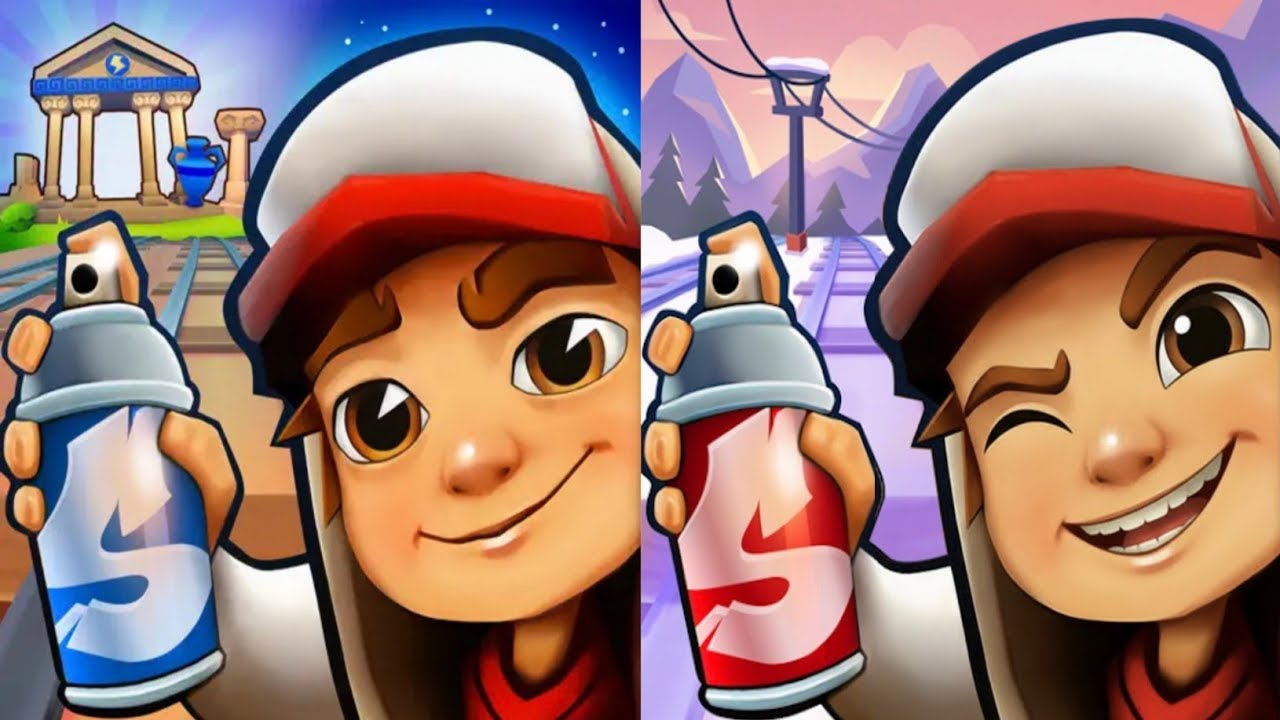 Subway surfers : winter xtreme 2026 🆚 Greece 2025 Map Comparison 