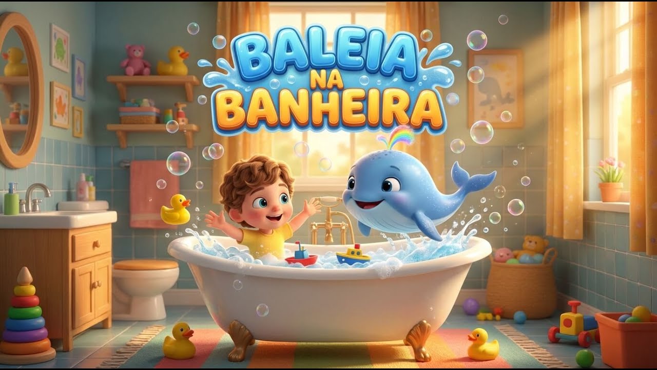 Baleia Na Banheira - História Infantil #historiainfantil  #historinhasparadormir