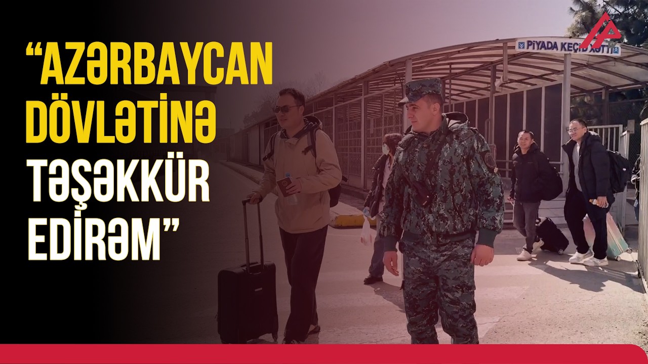 Vətəndaşlarin Astara dövlət sərhədindən təxliyəsi davam edir | APA TV