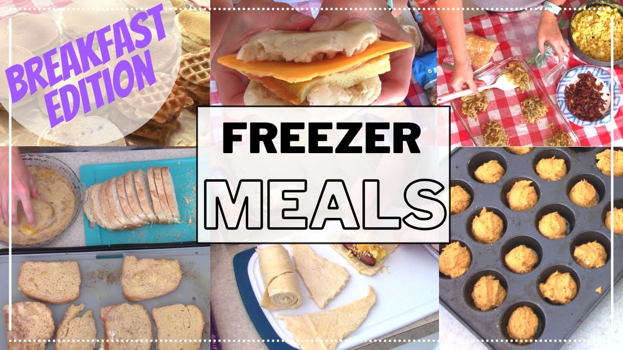 MASSIVE BREAKFAST FREEZER MEAL PREP | BACK TO SCHOOL MEAL PREP