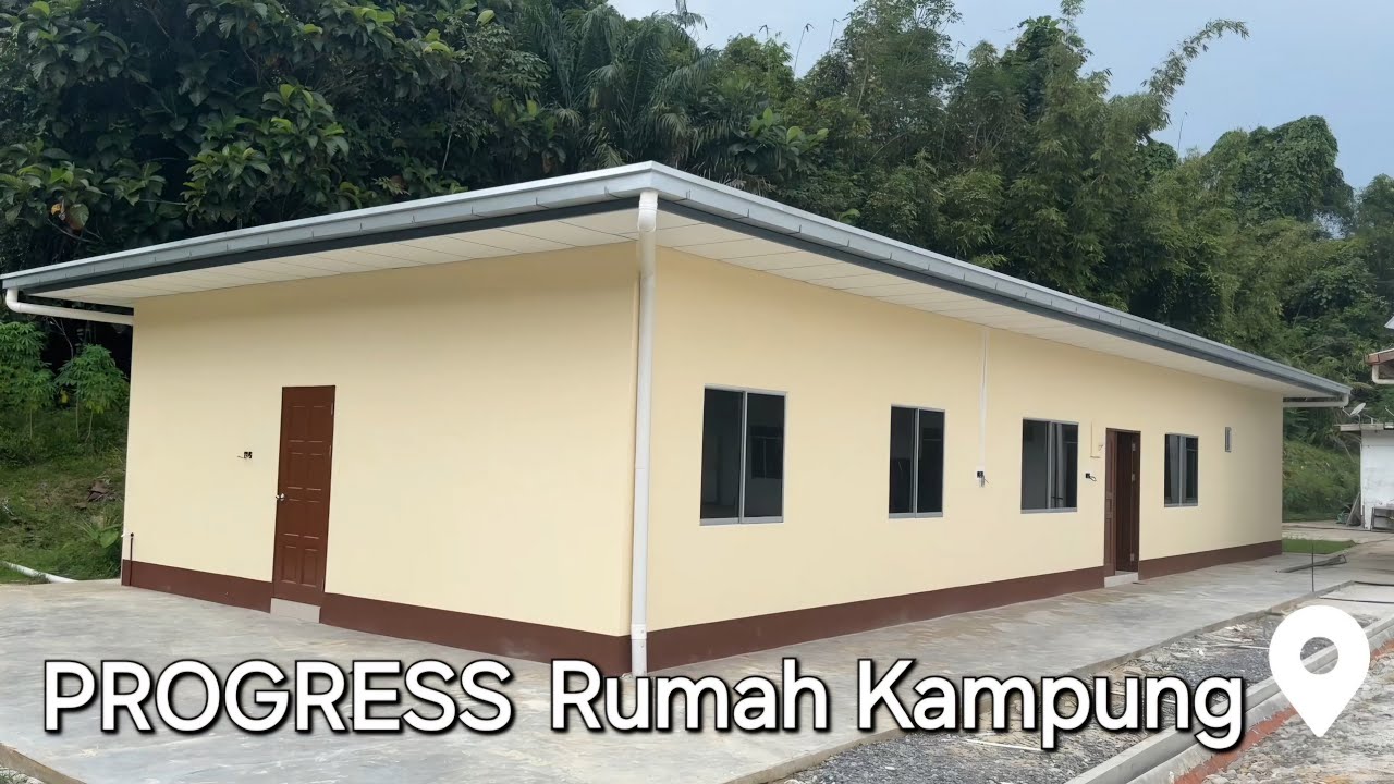 Sarawak KAMPUNG HOUSE progress Feb2025⭐️Rumah ba menua gais🙏Bumi Kenyalang✨️