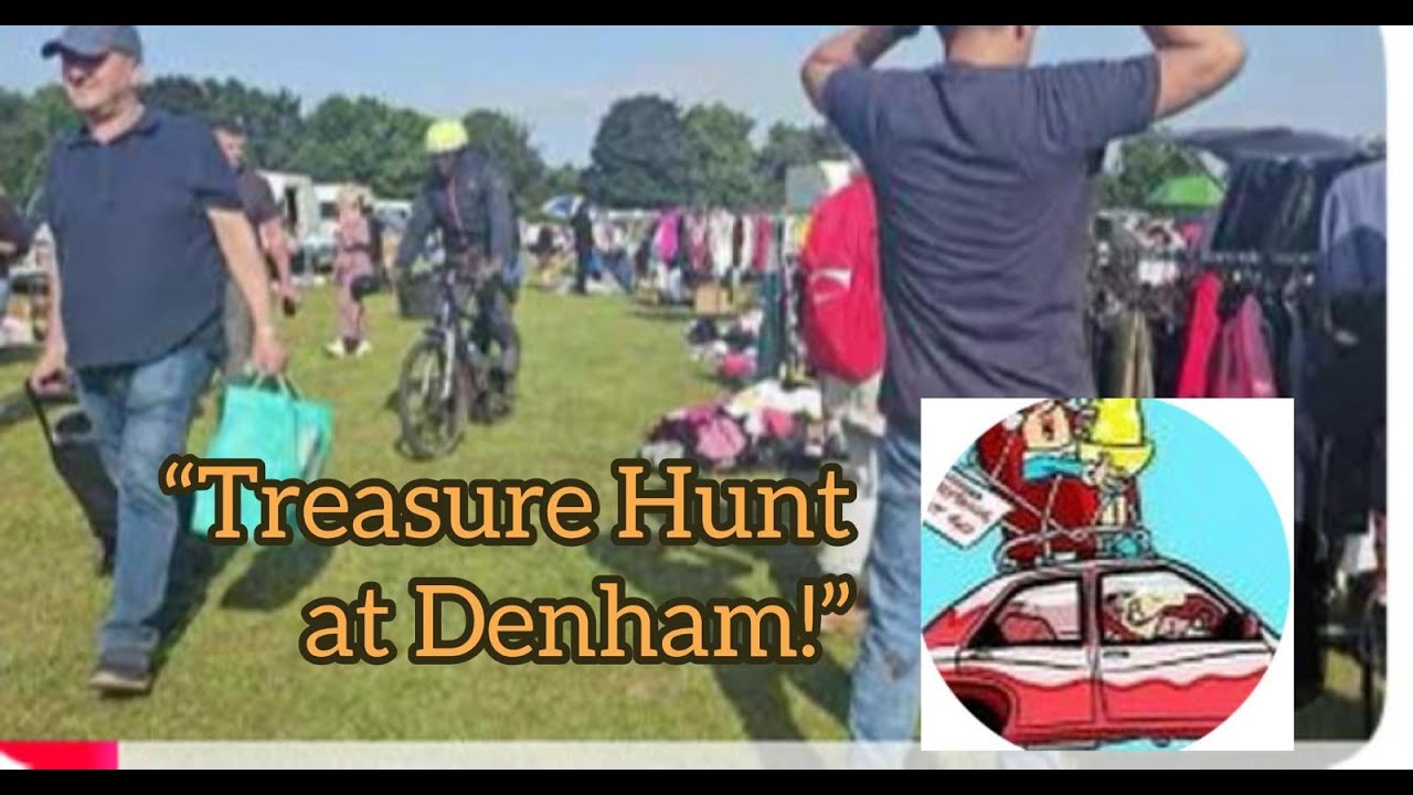 Denham Car Boot Greater London Packed field full of sellers, buyers. Money to be made bargain hunt