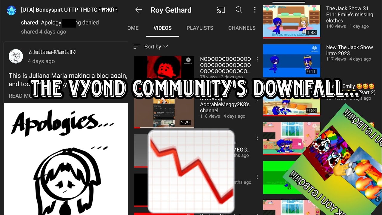 The Vyond Community's Downfall Continues.. (Reviewing YouTubers Associated with the Vyond Community)