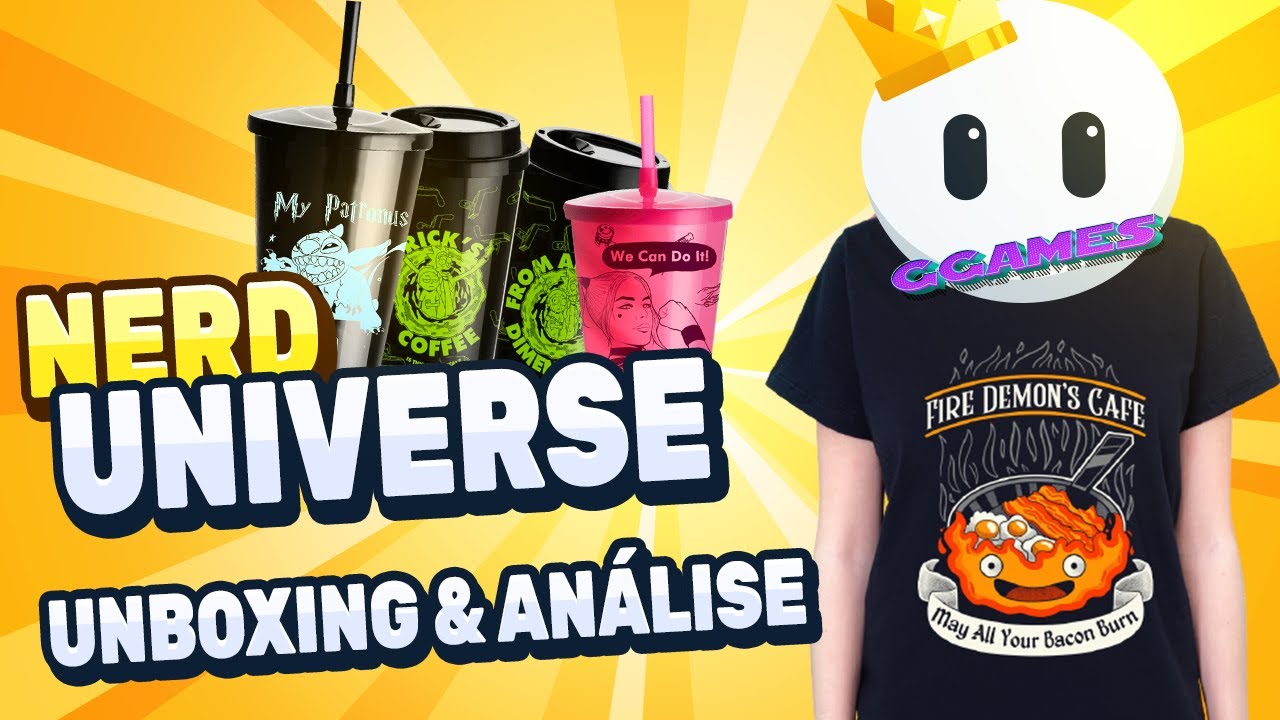 Unboxing & An&aacute;lise Nerd Universe |  Estampas legais em roupas ruins com frete atrasado | GGames