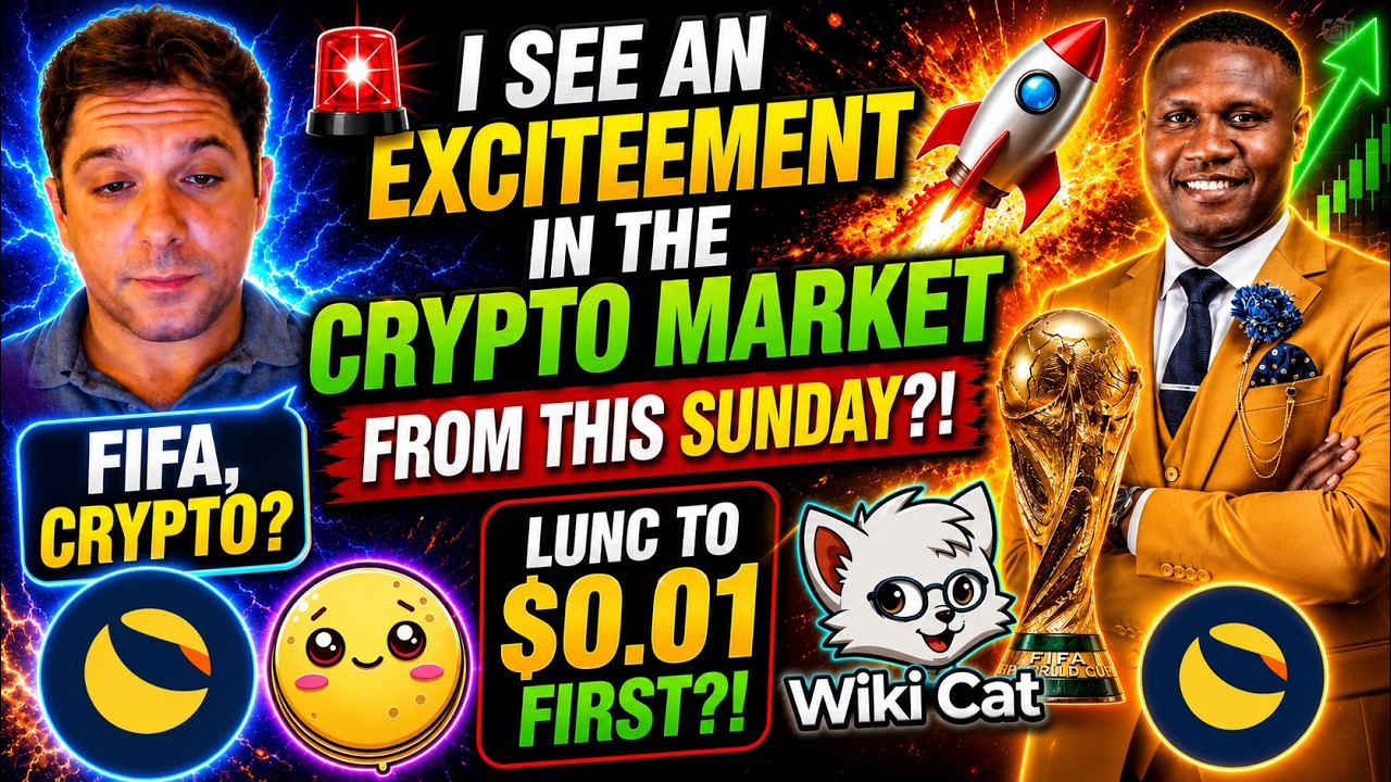 🚀 Вижу оживление на крипторынке с этого воскресенья?! FIFA, крипта? LUNC до $0.01 первым?!