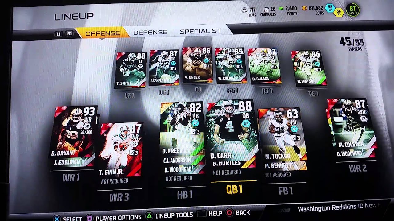 mut 16 budget card with lineup and HUGE SNIPE