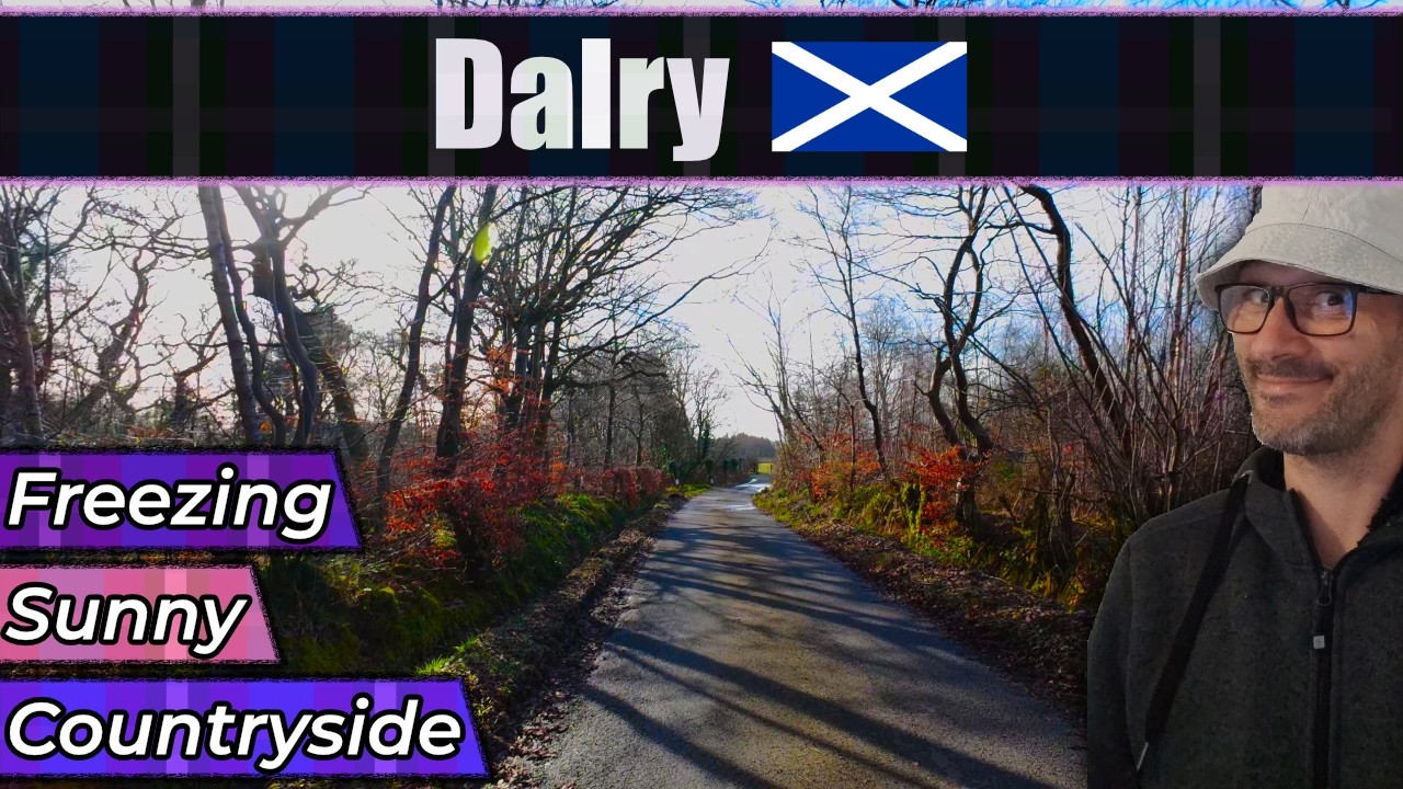 I couldn't miss a day in the sun despite it being freezing | Dalry, Scotland