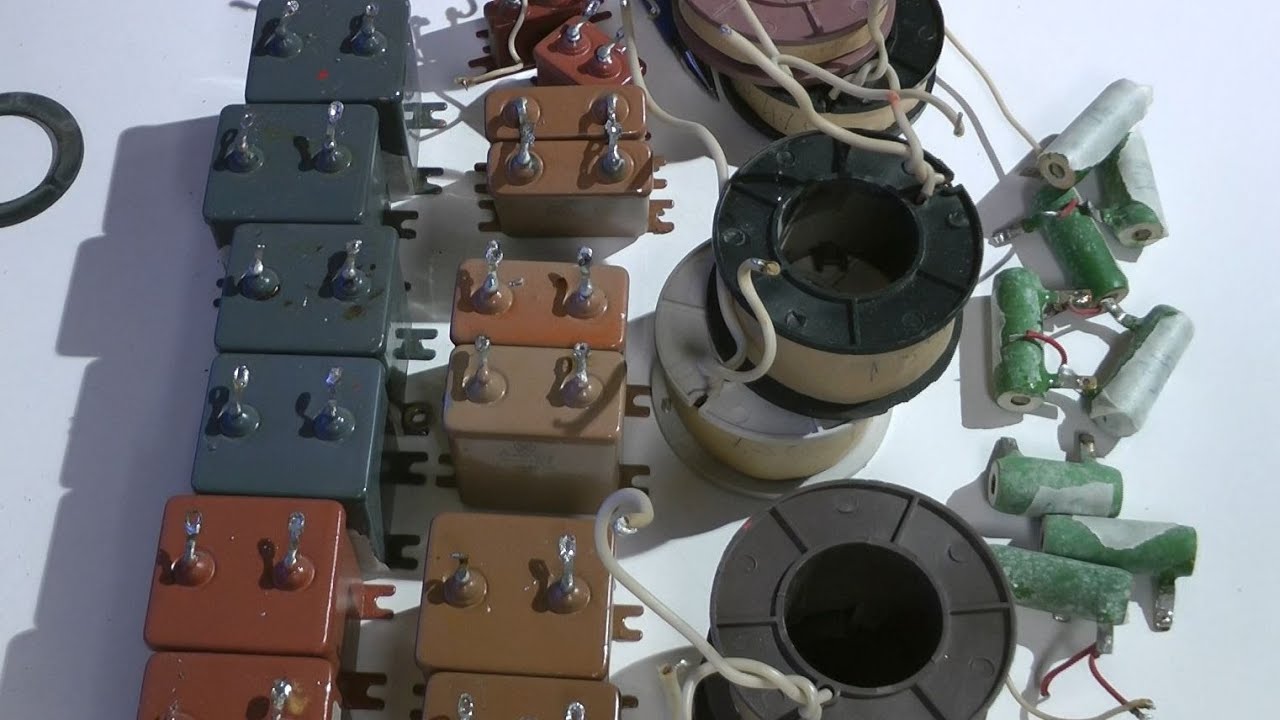 Запчасти для кроссовера недорого / компоненты для акустического фильтра из СССР