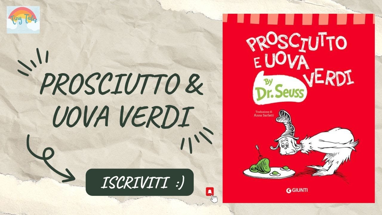 PROSCIUTTO E UOVA VERDI/ Libri per bambini letti ad alta voce/ Storie della buona notte per bambini