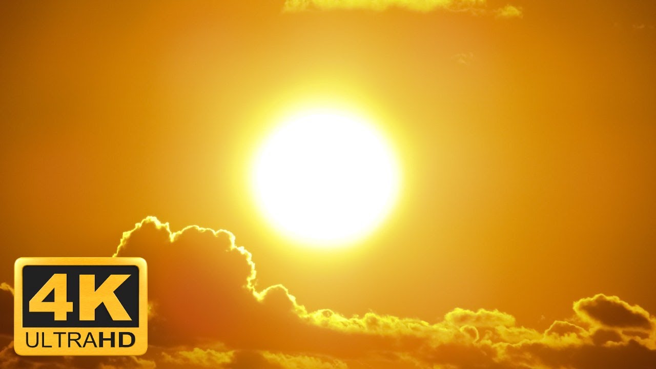 Regardez et détendez vous pendant 1 heure avec le lever et coucher de Soleil - 4K