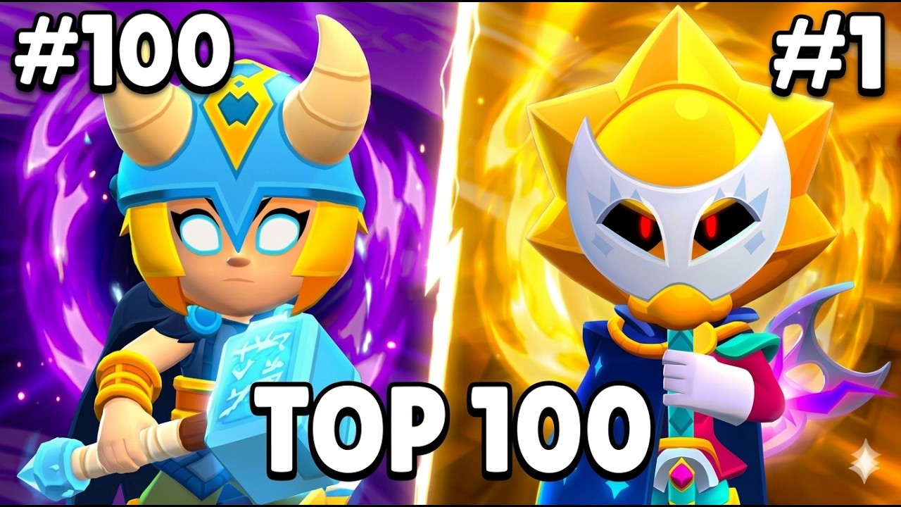 Hör auf diese Brawler zu spielen! 🛑 ALLE 100 Brawler PRO RANKING!