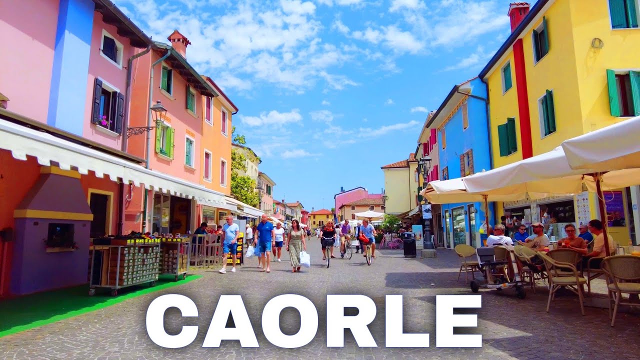 Caorle Italy,  Walking Tour 4K UHD