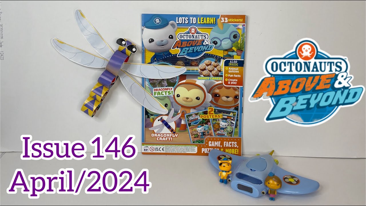 Octonauts above & beyond, issue 146, April/2024, with OCTORAY set 🌊🐟🐠🐬 #cbeebies #octonauts