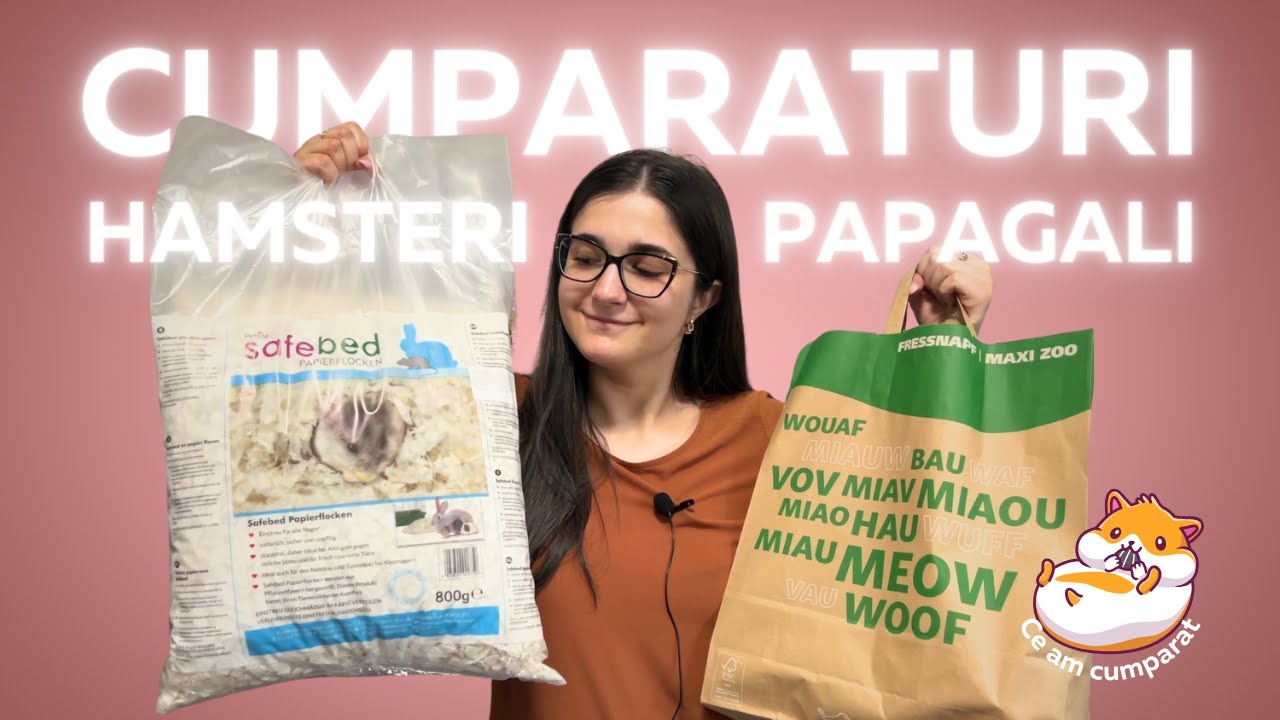 Cumparaturi din Fressnapf // HAMSTER & PAPAGAL