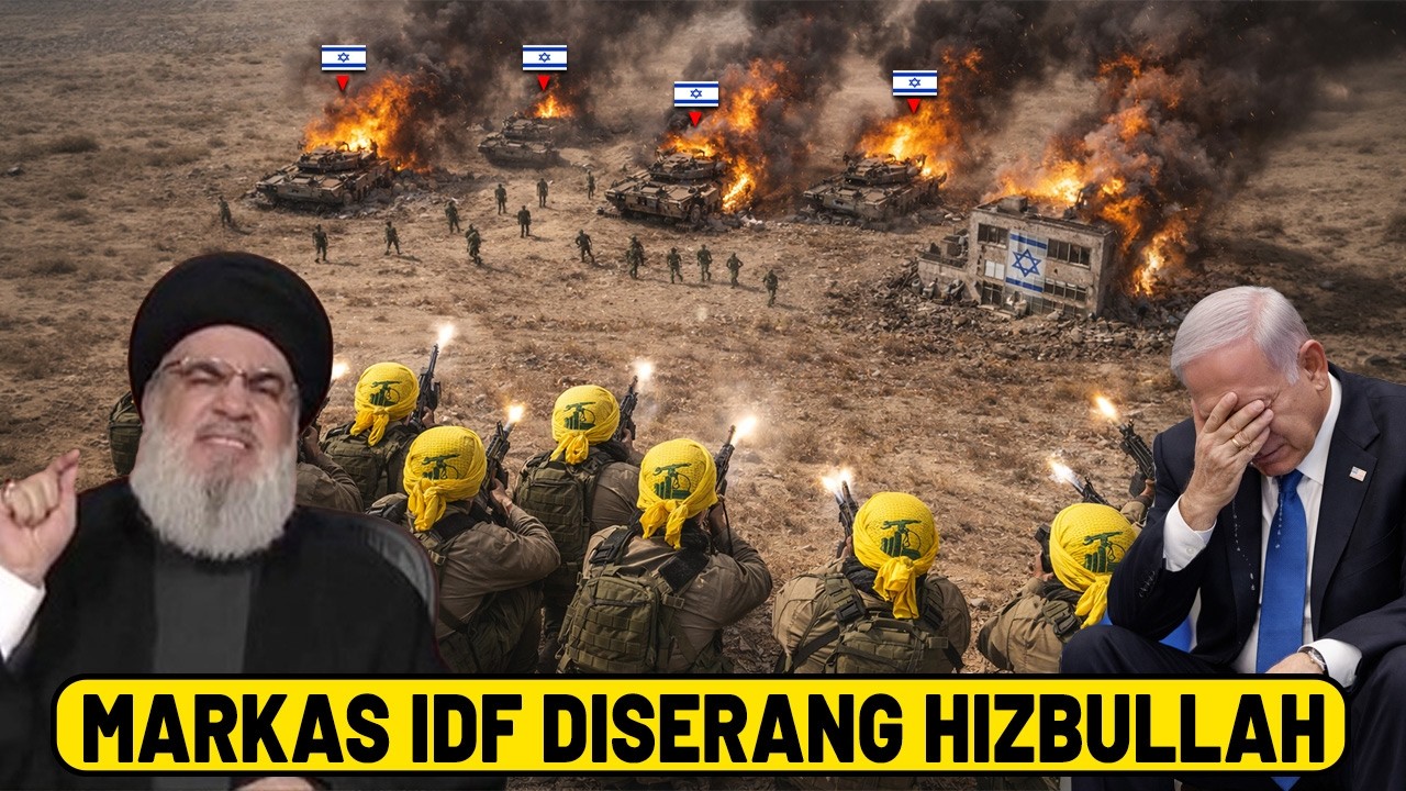 RATUSAN TENTARA IDF DILUMPUHKAN, MARKAS DIHANCURKAN! Situasi Kian Memanas