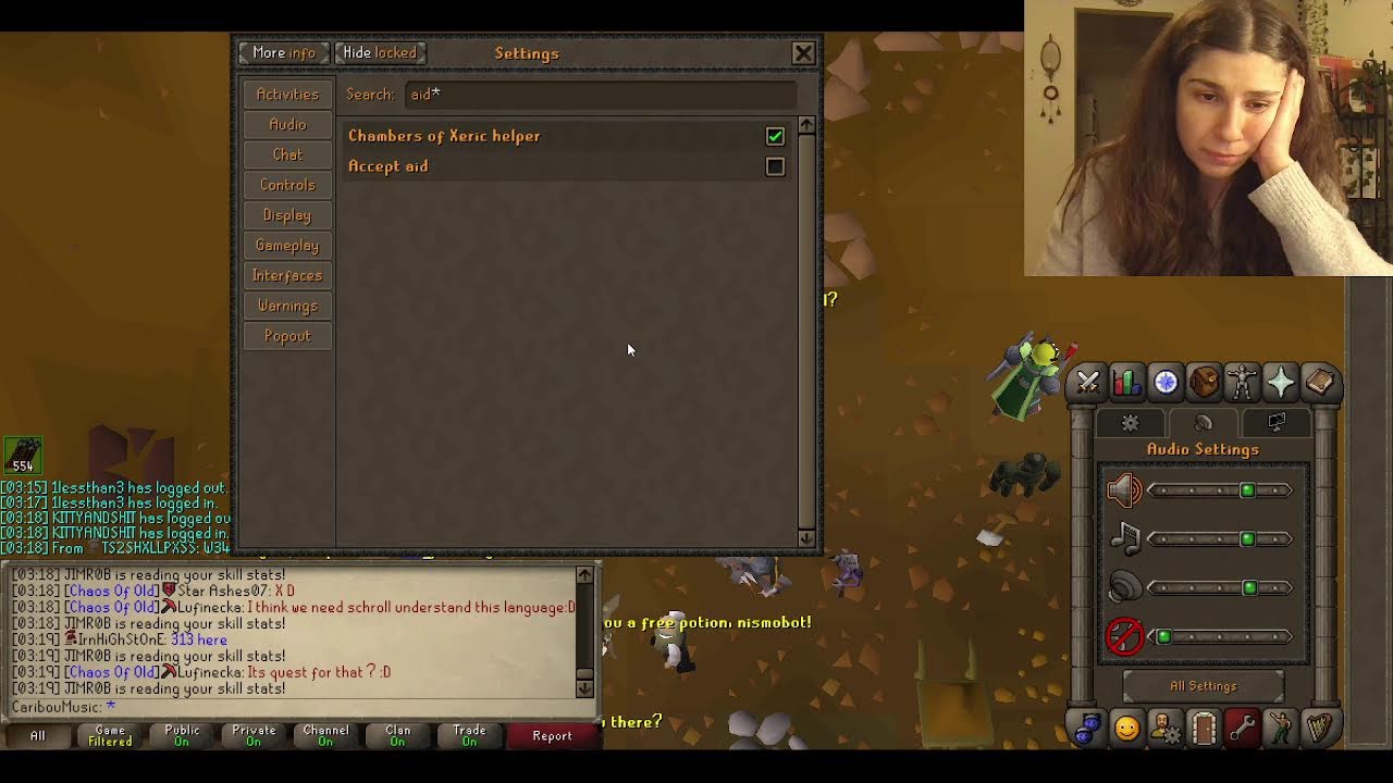 Nooby Girl Playing OldSchool Runescape + Trombone Shenanigans Variety Show =^_^=