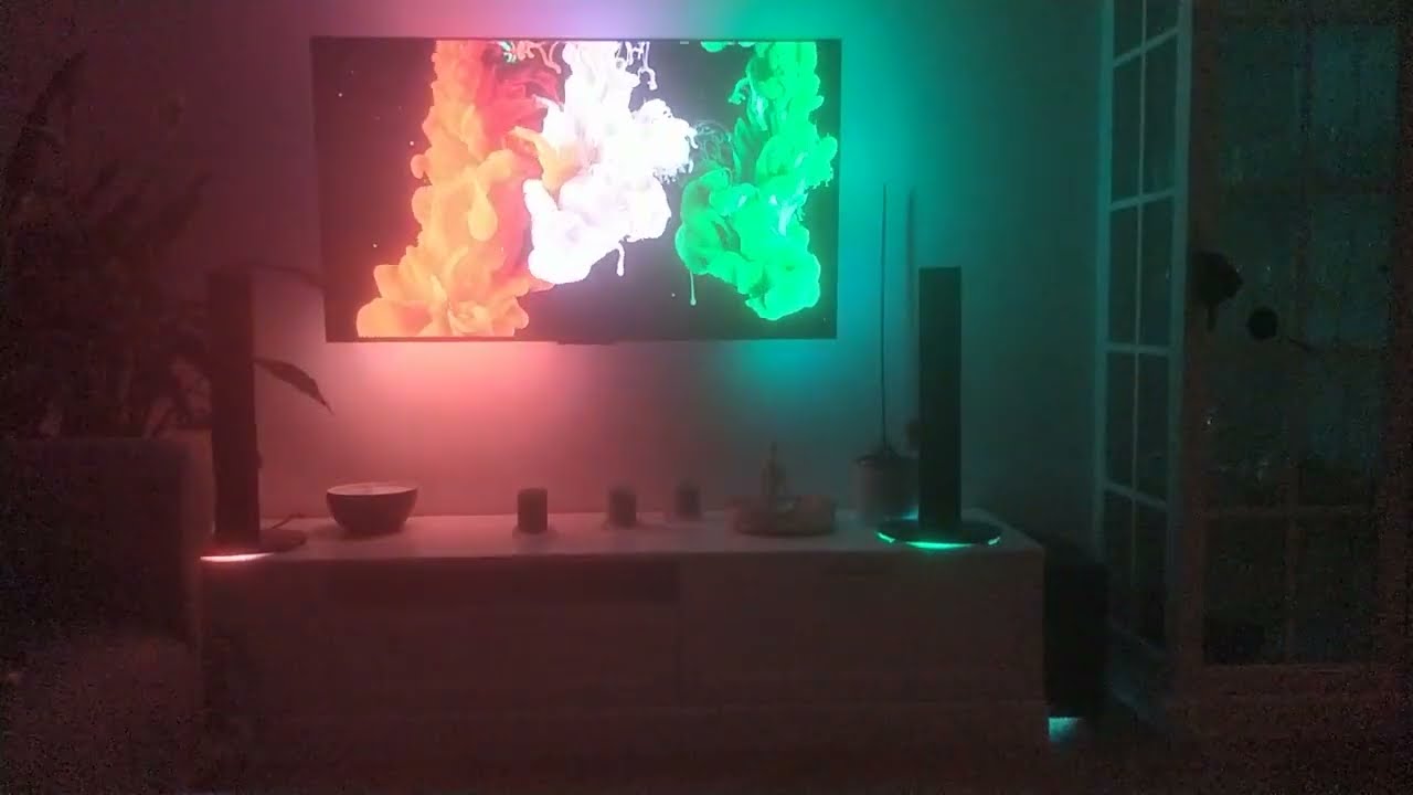 HyperHDR Ambilight on Android TV. Proxmox LXC and ESP32 with WLED. Ultimate setup without extra gear