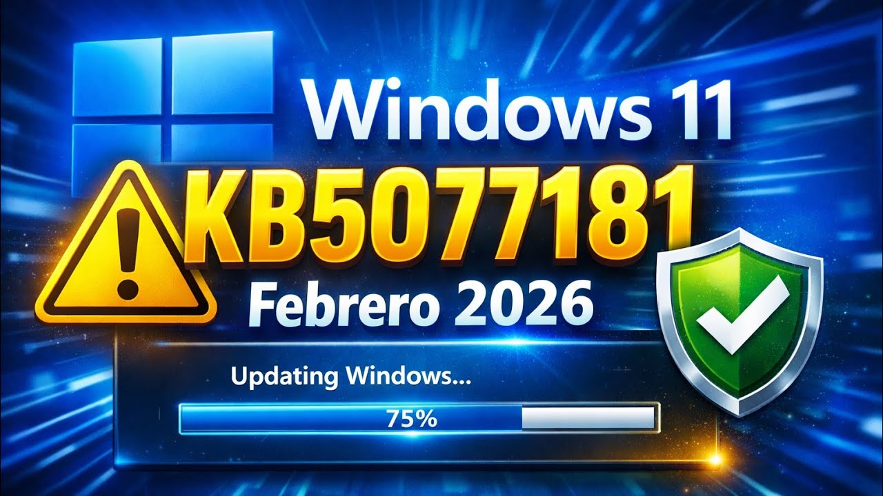 Actualización Windows 11 25H2 – KB5077181 Detalles, Mejoras y Seguridad