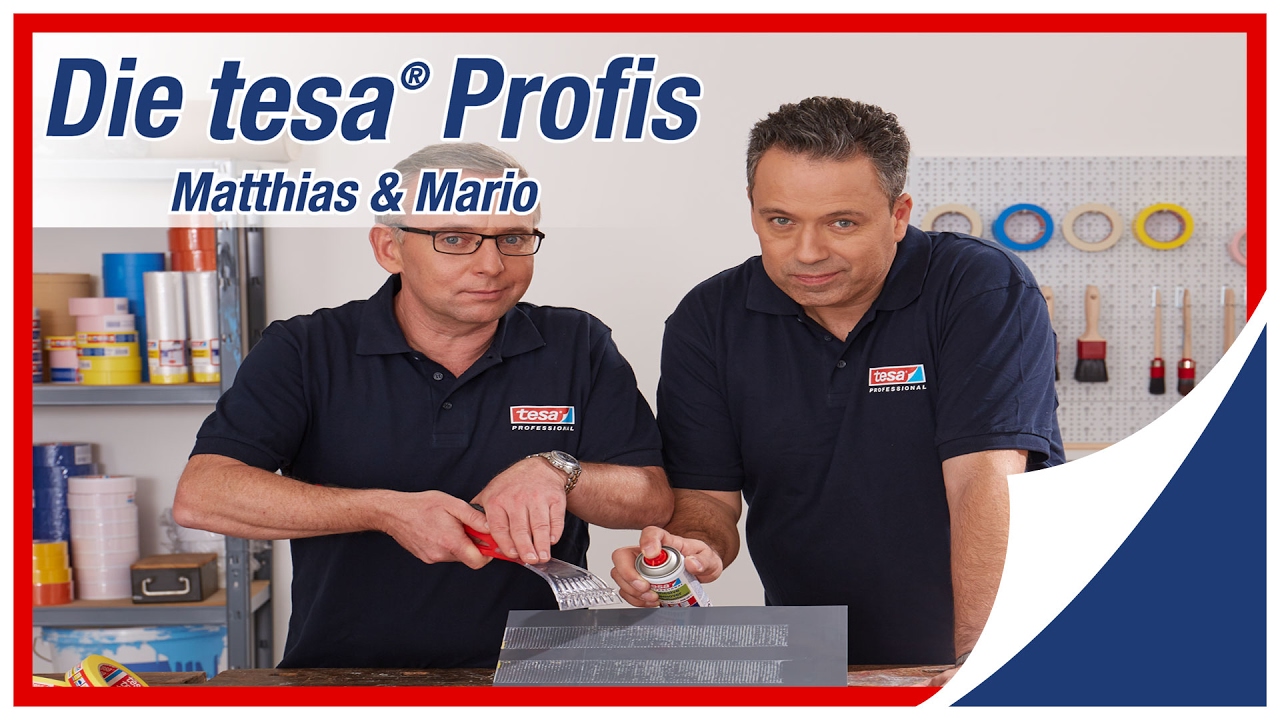 Die tesa® Profis - Bänder richtig abziehen