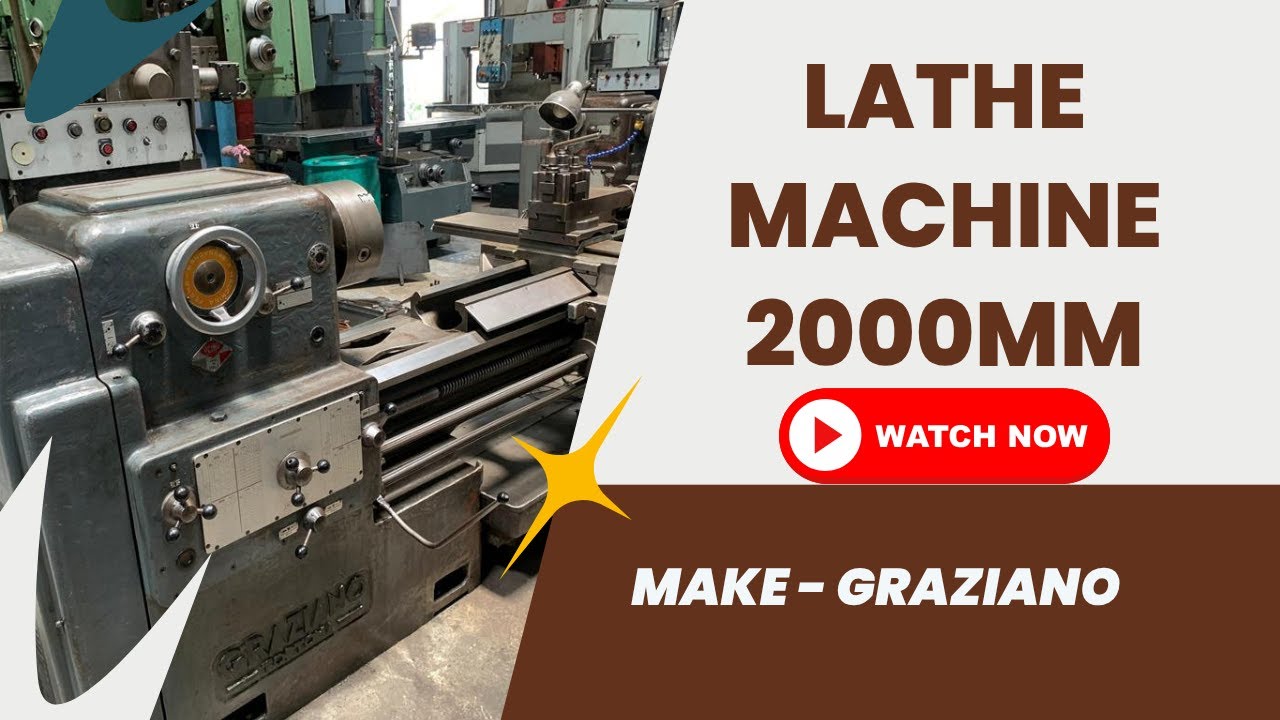 Lathe Machine 2000mm #prowincorporation  #usedmachinery  #lathe