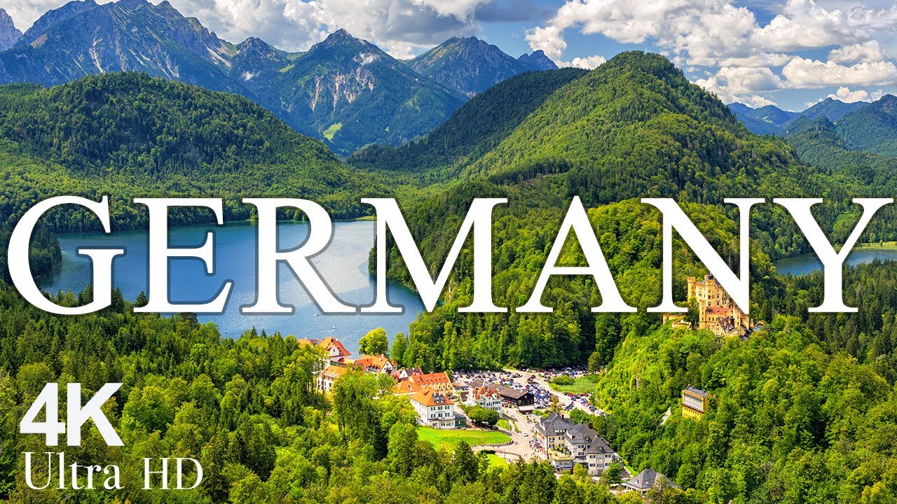 Германия 4K • Фильм по релаксации природы • Классическая музыка • 4K Видео Ультрахд