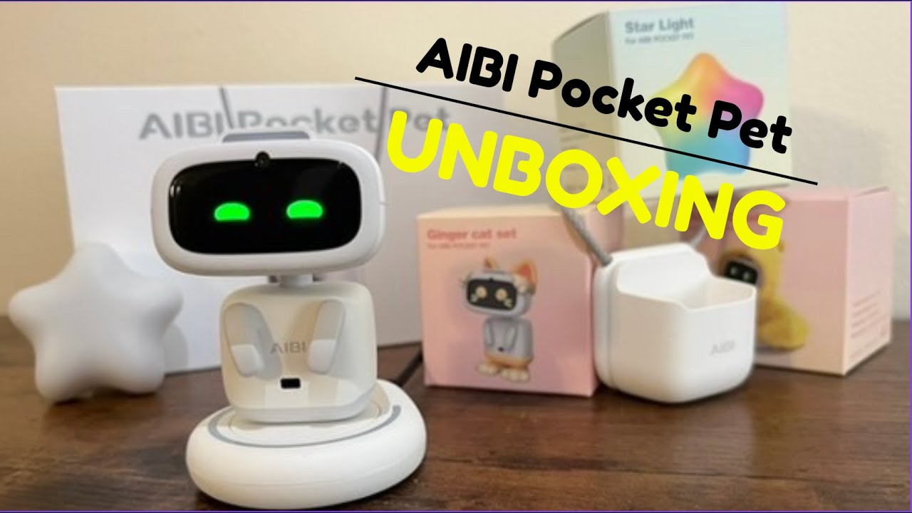 AIBI Pocket Pet Robot Unboxing