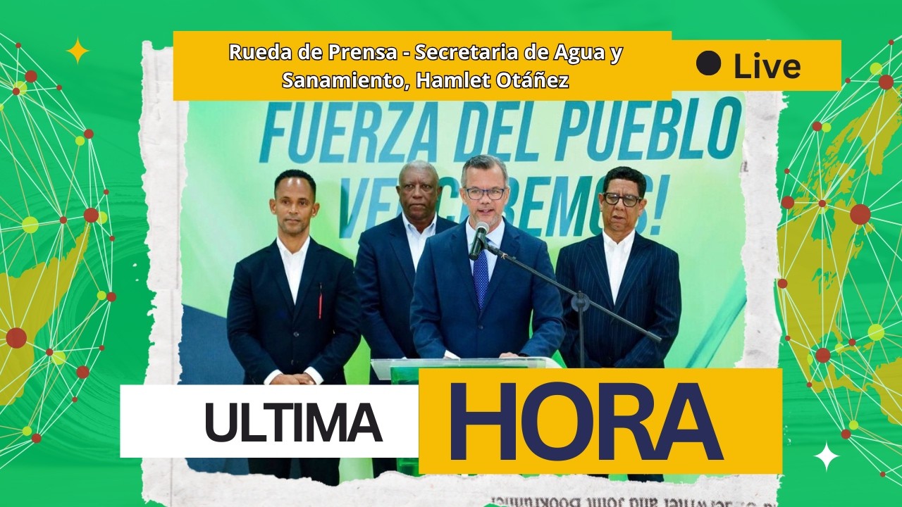 Rueda de Prensa - Secretaria de Agua y Sanamiento, Hamlet Otáñez