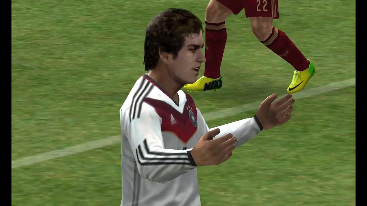 ウイイレ2014 3DS ドイツvsスペイン 全ナショナルチームでカップ戦 第1回 ラウンド4