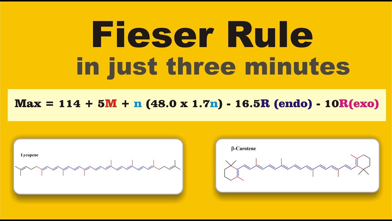 Fieser Rule in Just Three Minutes