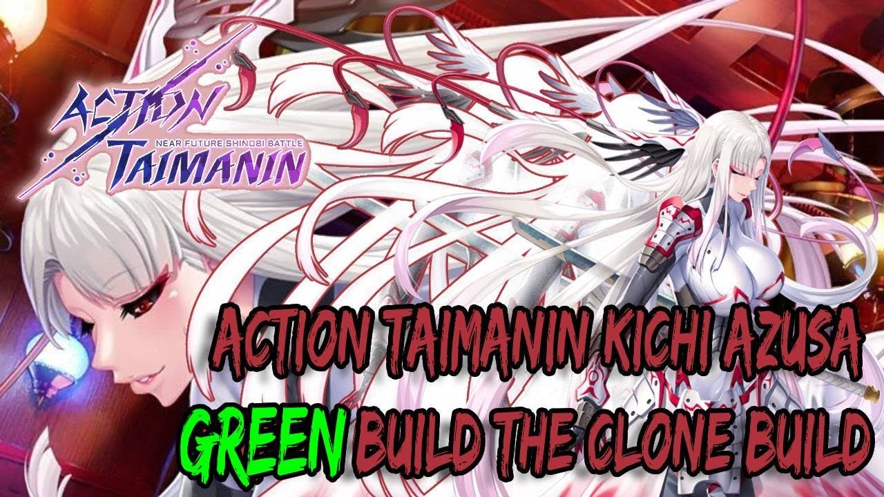 Action Taimanin Kichi Azusa Green Build The Clone Build