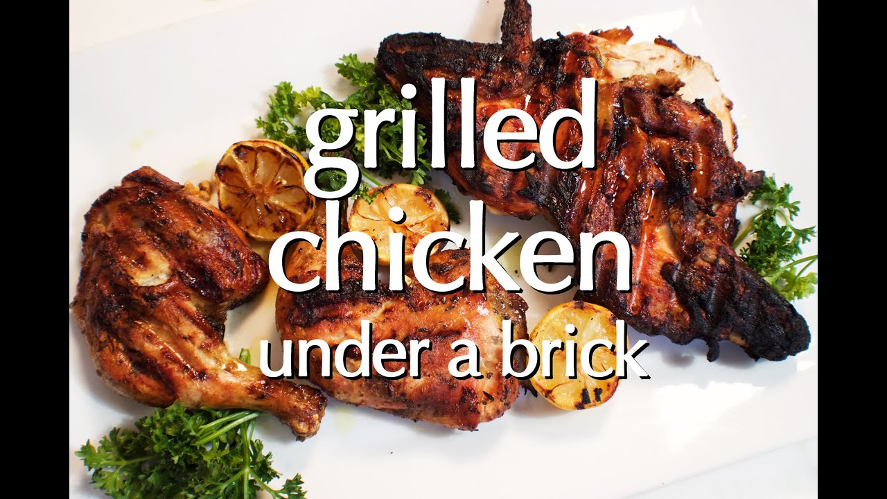 Dinner Party Tonight Shorts: Grilled Chicken under a brick