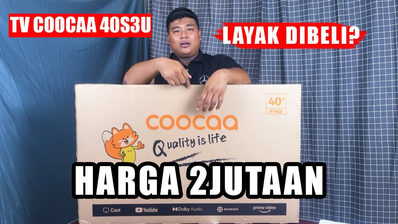Gak Nyangka! TV Coocaa 40S3U Seharga 2 Jutaan Ini Canggih Banget!