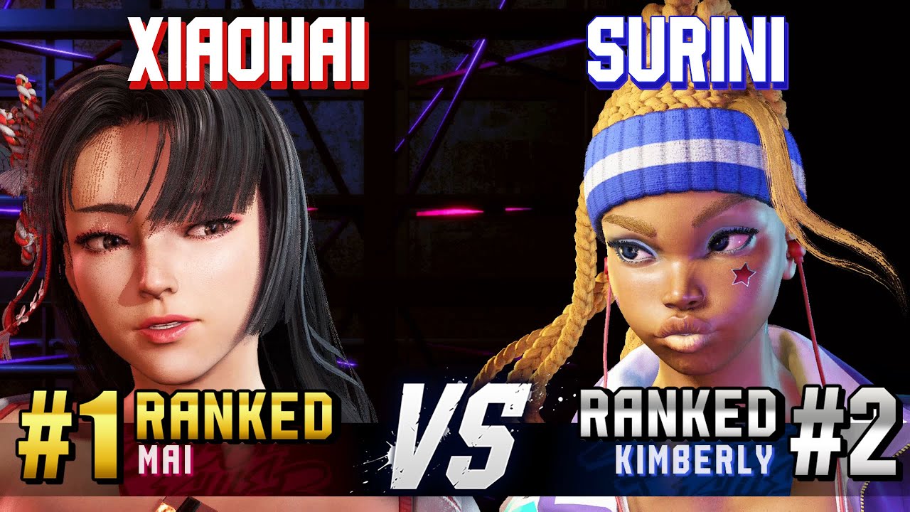 SF6 ▰ XIAOHAI (#1 Ranked Mai) vs SURINI (#2 Ranked Kimberly) ▰ High Level Gameplay