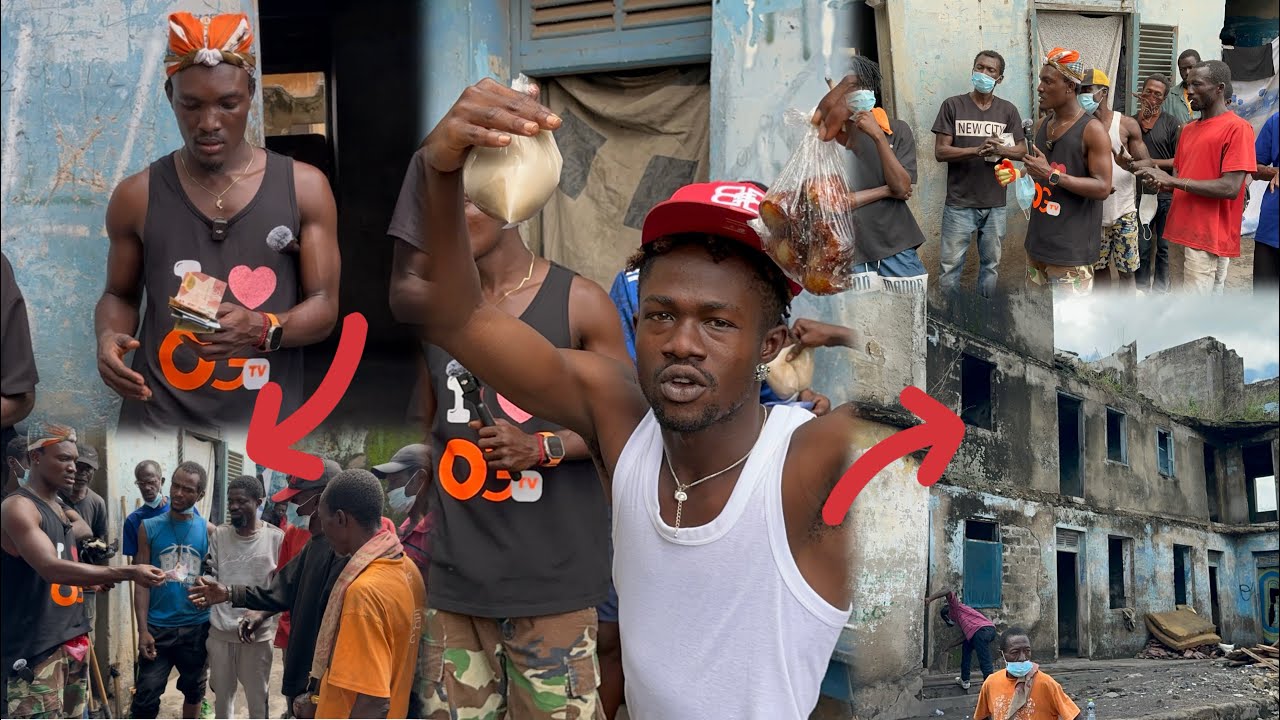 Say No To Dr!G❌Aft the CleanUp Exercise at Ghetto.OG Share Some Food & Funds To Drug addicts