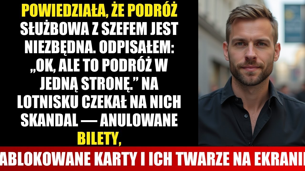 POJECHAŁA Z SZEFEM ZDRADZIĆ — ALE TO BYŁ LOT W JEDNĄ STRONĘ