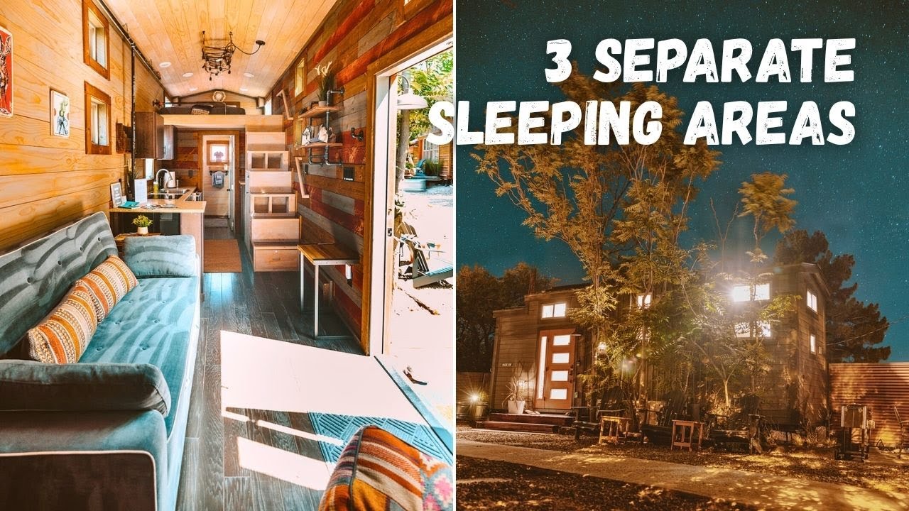 Urban Adventure Tiny Home Cabin INSIDE Tiny Home Community