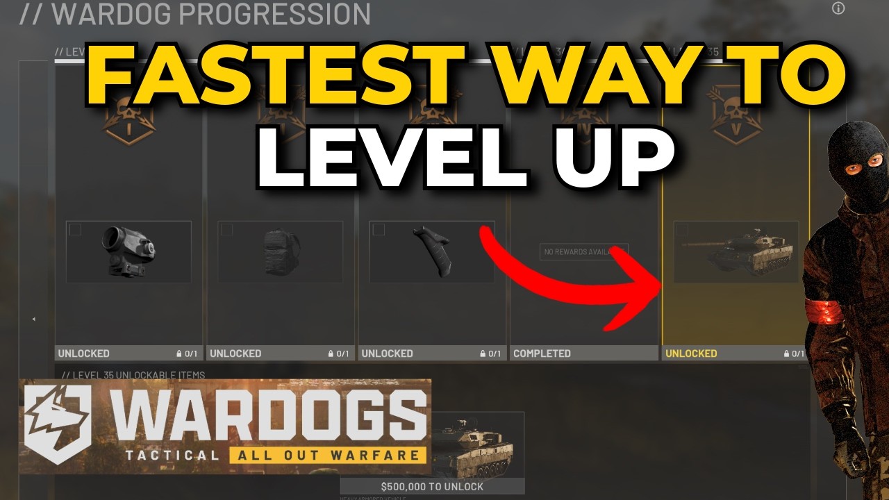 How To Level Up FAST In WARDOGS