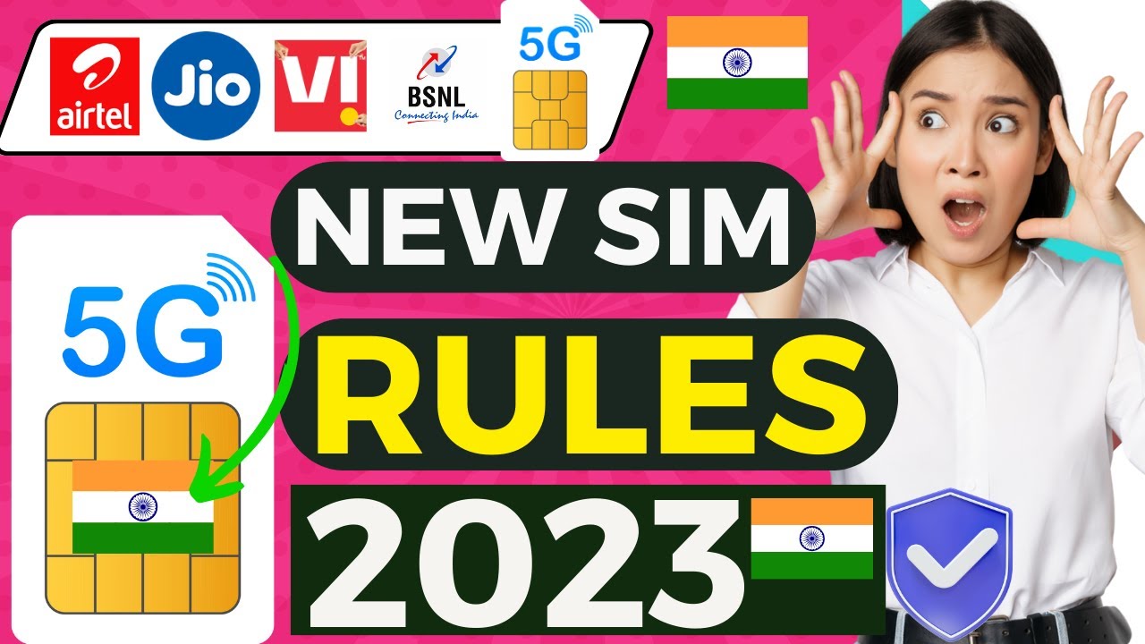 New SIM Card Rules in India 2023 | Jio Airtel Vi New SIM Card Policy 2023 | SIM Card Policy 2023