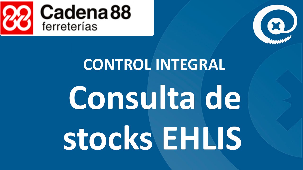 Consulta de stocks Ehlis en Control Integral