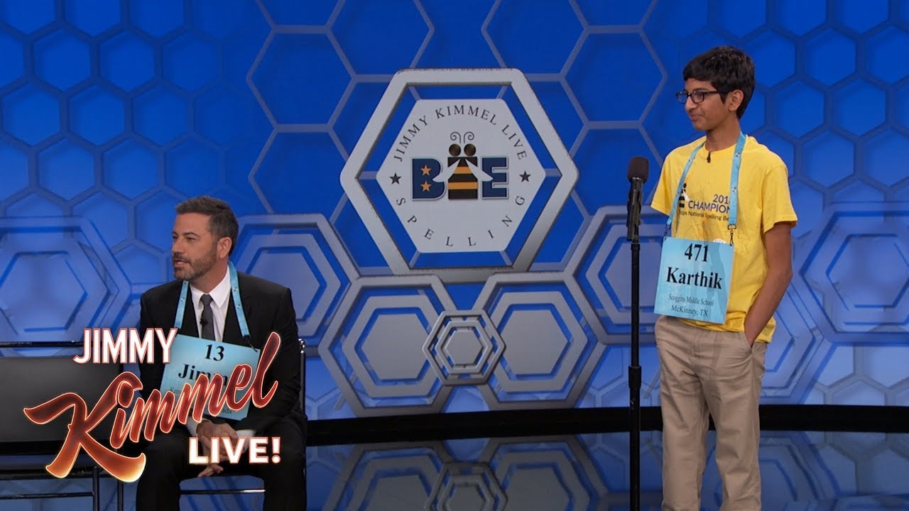 Jimmy Kimmel vs. 14-Year-Old Spelling Bee Winner