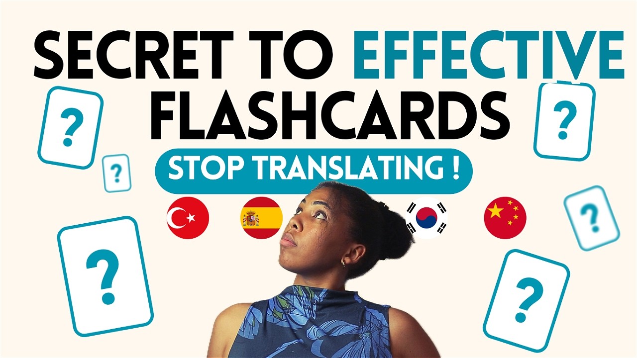 Learn ANY language with those flashcard technique 🇰🇷🇨🇳🇬🇧🇵🇭